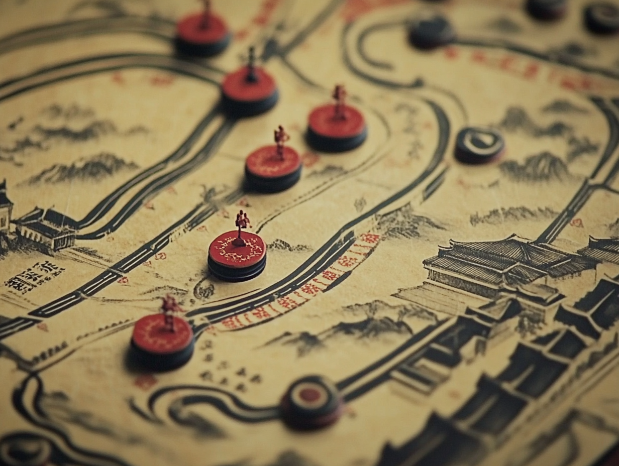 Warring States strategic gameboard